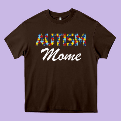 Autism Mom Heavy Core Tee Designed By Bettercallsaul