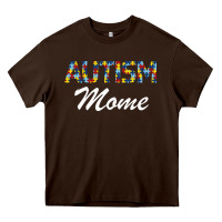 Chocolate Brown Autism mom Heavy Core Tee - Bettercallsaul