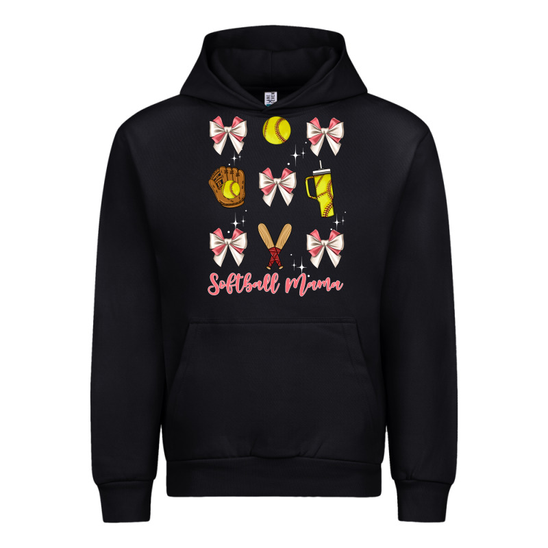 Softball Coquette Bow Urban Hoodie by JahusDesignShop | Teevron