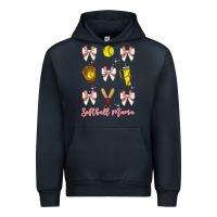 Navy softball coquette bow Urban Hoodie - JahusDesignShop