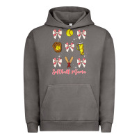 Pigment Tornado softball coquette bow Urban Hoodie - JahusDesignShop