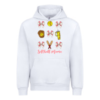 White softball coquette bow Urban Hoodie - JahusDesignShop