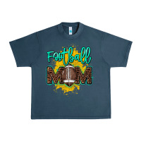 Midnight Navy Football Mom mother's day Urban Heavy Tee - HowdyJamesFarm