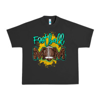 Pigment Black Football Mom mother's day Urban Heavy Tee - HowdyJamesFarm