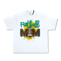 White Football Mom mother's day Urban Heavy Tee - HowdyJamesFarm