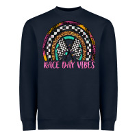 Navy race day vibes rainbow Heavyweight Sweatshirt - Artiststas