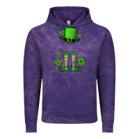 Cloud Purple Custom name St. Patrick's leprechaun Vintage Hoodie - OliviaCreatesArt