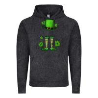 Vintage Black Custom name St. Patrick's leprechaun Vintage Hoodie - OliviaCreatesArt