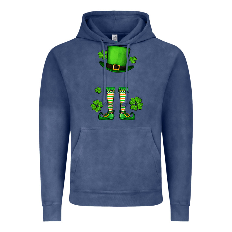 Custom Name St. Patrick's Leprechaun Vintage Hoodie by OliviaCreatesArt | Teevron