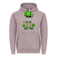 Vintage Zinc Custom name St. Patrick's leprechaun Vintage Hoodie - OliviaCreatesArt