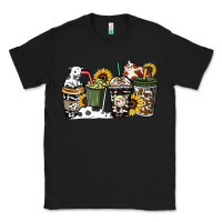 Black Cowhide coffee cups Classic Tee - HowdyJamesFarm