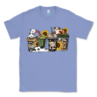Colony Blue Cowhide coffee cups Classic Tee - HowdyJamesFarm
