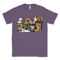 Lavender Cowhide coffee cups Classic Tee - HowdyJamesFarm
