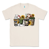 Natural Cowhide coffee cups Classic Tee - HowdyJamesFarm