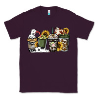 Plum Cowhide coffee cups Classic Tee - HowdyJamesFarm