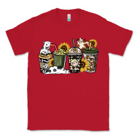 Red Cowhide coffee cups Classic Tee - HowdyJamesFarm