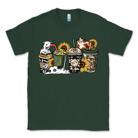 Sports Green Cowhide coffee cups Classic Tee - HowdyJamesFarm