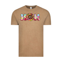 Vintage Coffee Tie dye sunflower Mom Mother's Day Vintage Tee - HowdyJamesFarm