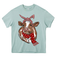 Arona christmas scarf heifer Heavy Core Tee - RanaPortraitStore