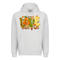 Dove Grey Love Fall Y'all Premium Hoodie - CowhideDigitalArt