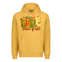 Mustard Love Fall Y'all Premium Hoodie - CowhideDigitalArt