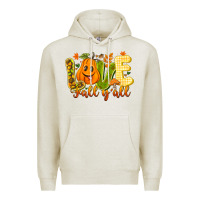 Oatmeal Heather Love Fall Y'all Premium Hoodie - CowhideDigitalArt