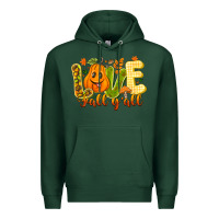 Sports Green Love Fall Y'all Premium Hoodie - CowhideDigitalArt
