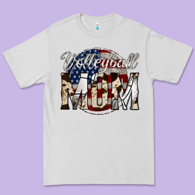 Volleyball  Mom 4 Premium Tee Designed By Jasminsmagicworld