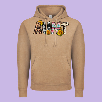 Aunt Vintage Hoodie Designed By Oliviacreatesart