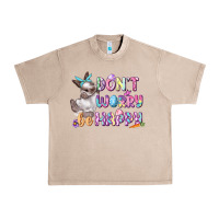 French Oak Don't worry be happy Easter Urban Heavy Tee - CowGirlArtShop