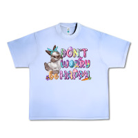 Grape Ice Don't worry be happy Easter Urban Heavy Tee - CowGirlArtShop