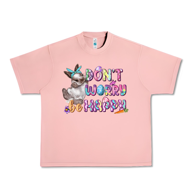 Don't Worry Be Happy Easter Urban Heavy Tee by CowGirlArtShop | Teevron