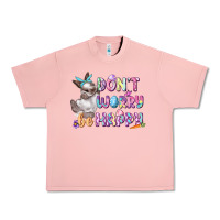 Salmon Don't worry be happy Easter Urban Heavy Tee - CowGirlArtShop