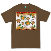 Cacao Christmas gingerbread cookies and candy cane Premium Tee - NancyCooperArtShop