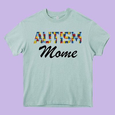 Autism Mom Heavy Core Tee Designed By Bettercallsaul