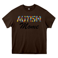 Chocolate Brown Autism mom Heavy Core Tee - Bettercallsaul