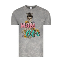 Cloud Rock Mom life with skull Mother's Day Vintage Tee - CowGirlArtShop