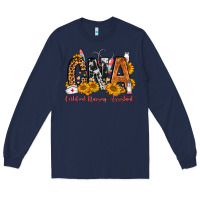 Navy Cna Certified Nursing Assistant Long Sleeve Tee - FaDigitalArtStudio