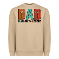 Mushroom dad man myth legend Heavyweight Sweatshirt - Artiststas