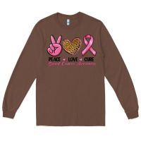 Chestnut peace love cure Long Sleeve Tee - RanaPortraitStore