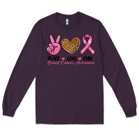 Plum peace love cure Long Sleeve Tee - RanaPortraitStore