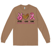 Toasted Coconut peace love cure Long Sleeve Tee - RanaPortraitStore