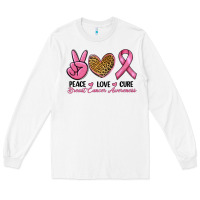 White peace love cure Long Sleeve Tee - RanaPortraitStore