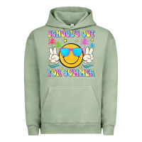 Pigment Oil Green school's out for summer Urban Hoodie - JahusDesignShop