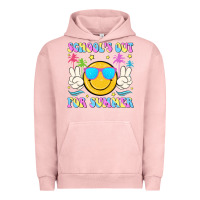 Pigment Salmon school's out for summer Urban Hoodie - JahusDesignShop