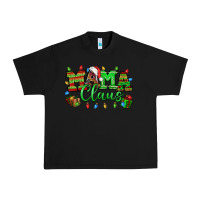 Black Mama claus christmas lights and gifts mother's day Urban Heavy Tee - HowdyJamesFarm