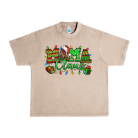 French Oak Mama claus christmas lights and gifts mother's day Urban Heavy Tee - HowdyJamesFarm