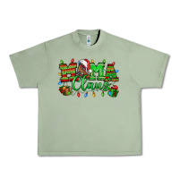 Oil Green Mama claus christmas lights and gifts mother's day Urban Heavy Tee - HowdyJamesFarm