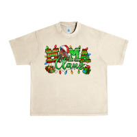Sandshell Mama claus christmas lights and gifts mother's day Urban Heavy Tee - HowdyJamesFarm