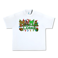 White Mama claus christmas lights and gifts mother's day Urban Heavy Tee - HowdyJamesFarm
